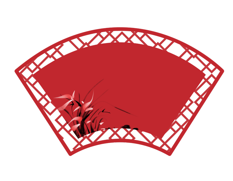 Chinese style decorative frame pattern template (37)