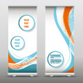 High quality pull-up banner template pattern (195)