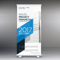 High quality pull-up banner template pattern (167)