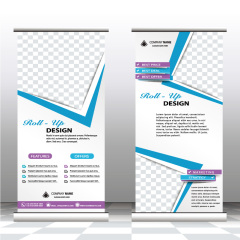 High quality pull-up banner template pattern (153)