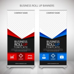 High quality pull-up banner template pattern (197)