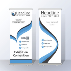 High quality pull-up banner template pattern (166)