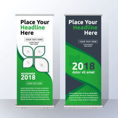 High quality pull-up banner template pattern (170)