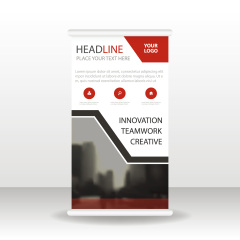 High quality pull-up banner template pattern (162)