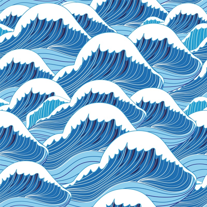 Japanese style background template pattern (8)