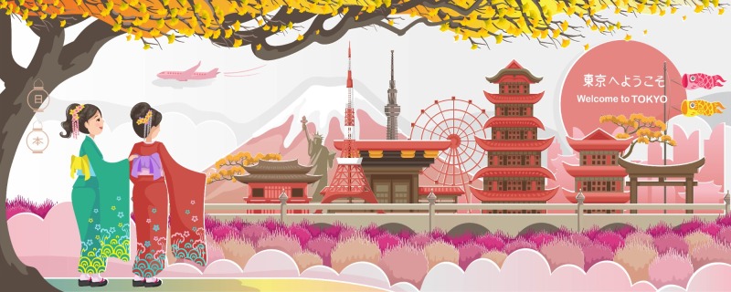 Japanese traditional elements pattern template (13)
