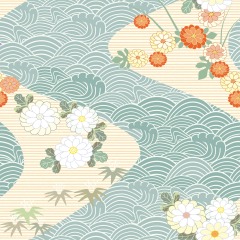 Japanese style background template pattern (4)
