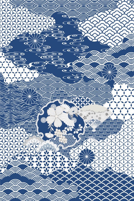 Japanese style element design  pattern (37)