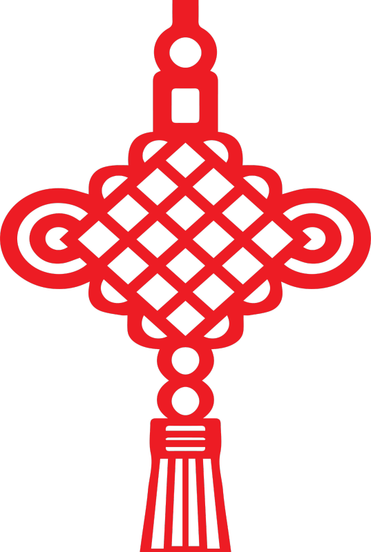 Chinese knot design pattern template (18)