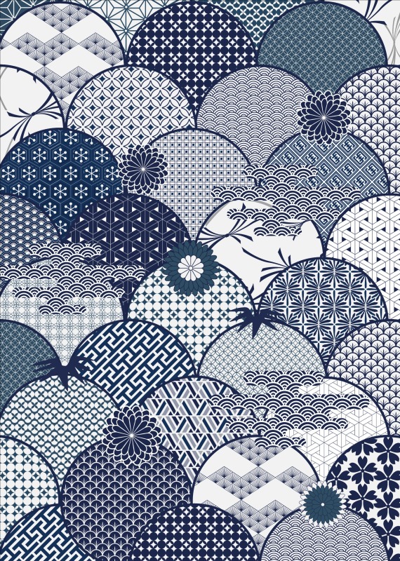 Japanese style element design  pattern (32)