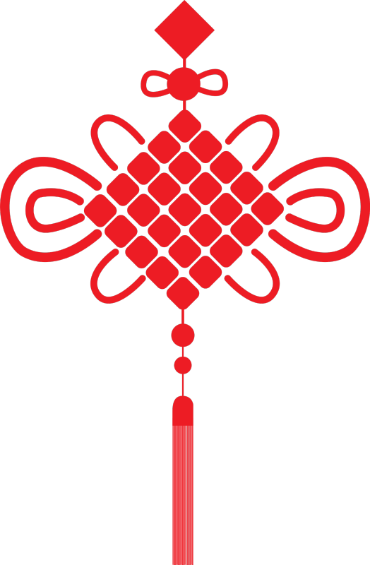 Chinese knot design pattern template (16)