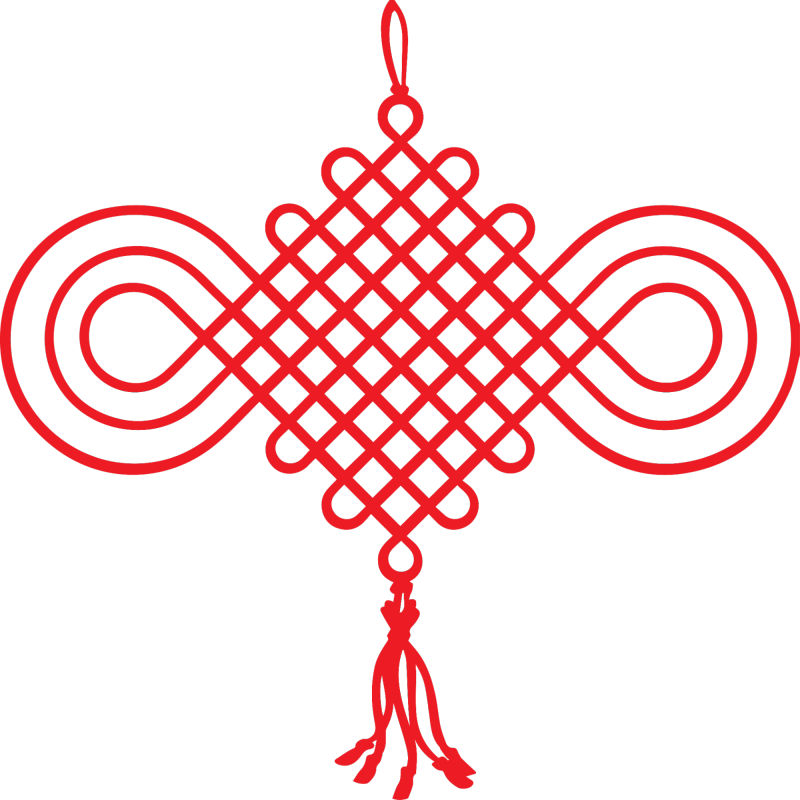 Chinese knot design pattern template (6)