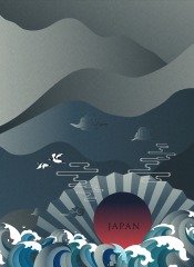 Japanese style element design  pattern (84)