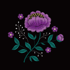 Chinese traditional embroidery pattern template (41)