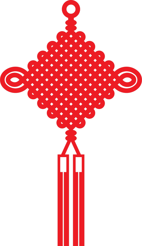 Chinese knot design pattern template (2)