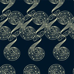 Pattern with waves