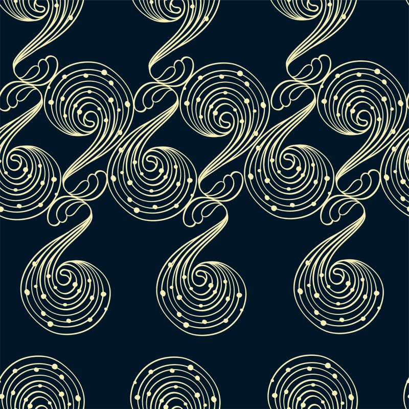 Pattern with waves