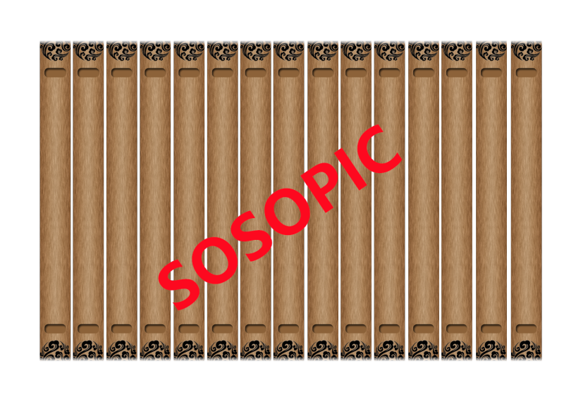 Chinese ancient bamboo slips pattern (53)