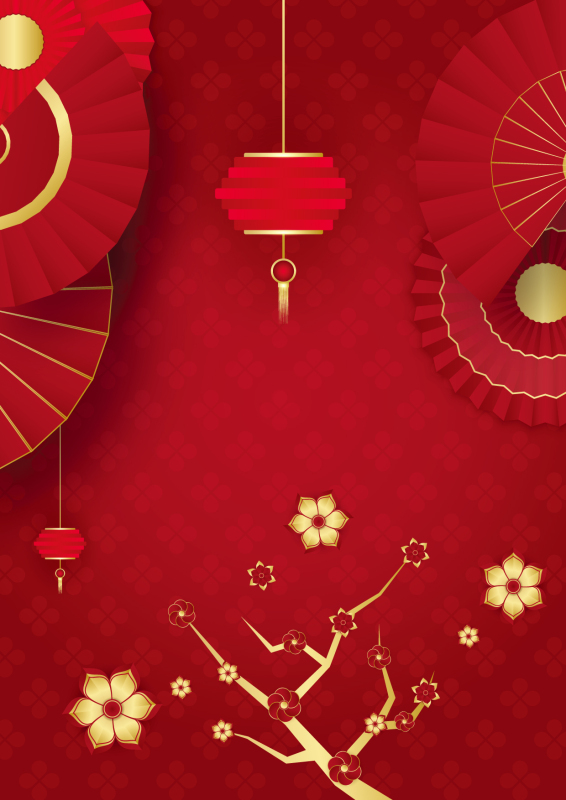 Chinese New Year traditional background pattern template (10)