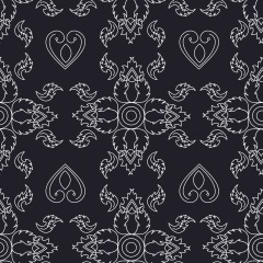 Thai style decorative wallpaper background pattern  (56)