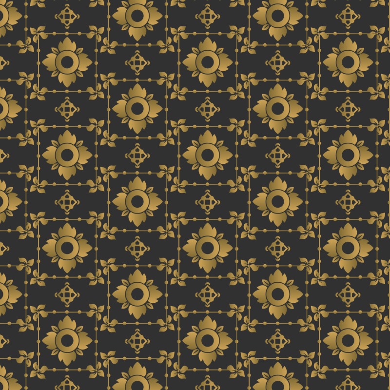 Thai style decorative wallpaper background pattern  (30)
