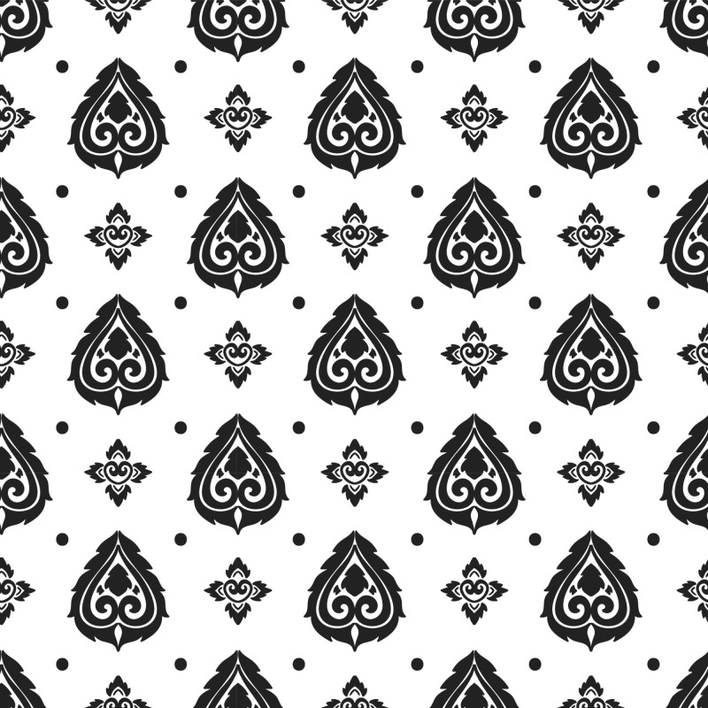 Thai style decorative wallpaper background pattern  (60)