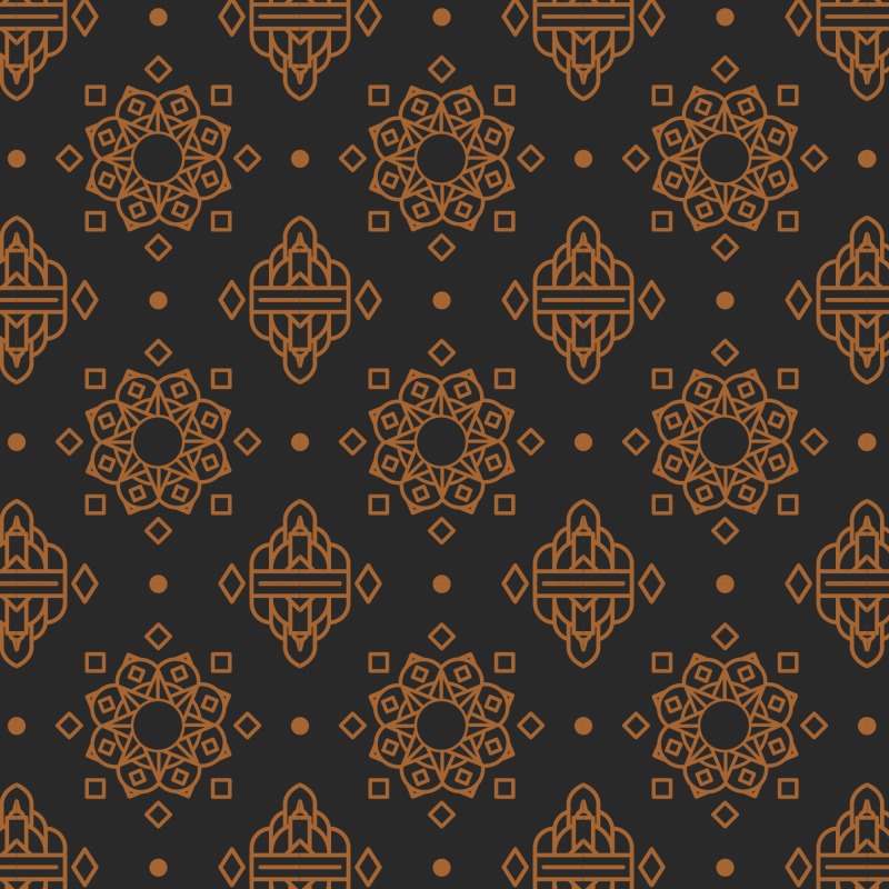 Thai style decorative wallpaper background pattern  (7)