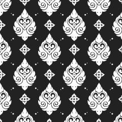 Thai style decorative wallpaper background pattern  (57)