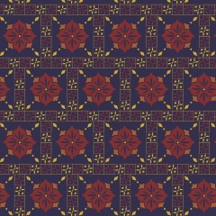 Thai style decorative wallpaper background pattern  (6)