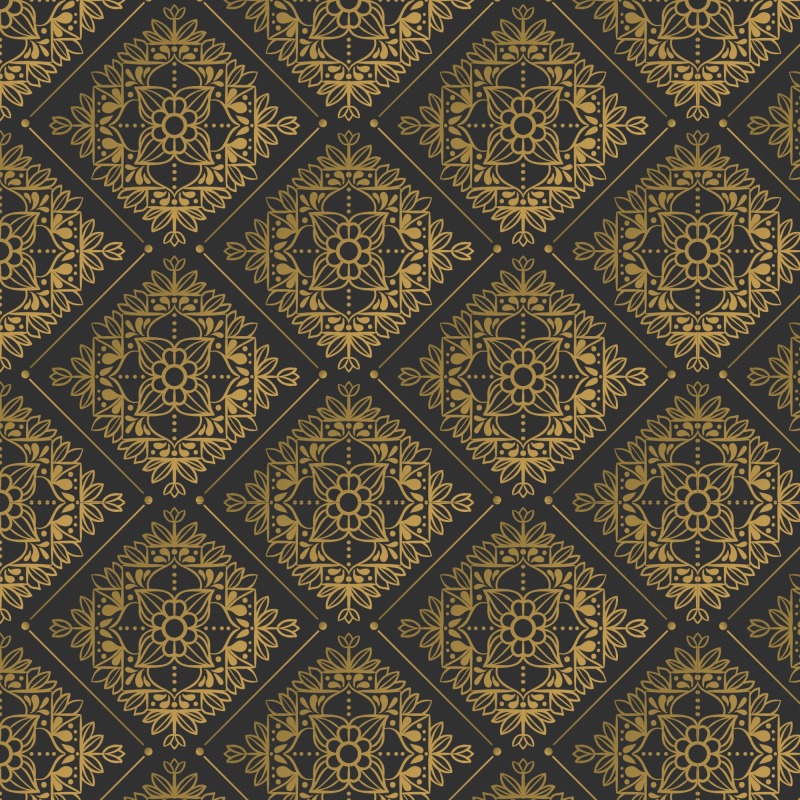 Thai style decorative wallpaper background pattern  (27)