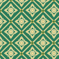 Thai style decorative wallpaper background pattern  (20)
