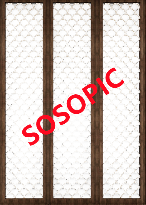 Chinese traditional screen element pattern template (2)