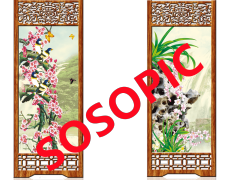 Chinese traditional screen element pattern template (34)