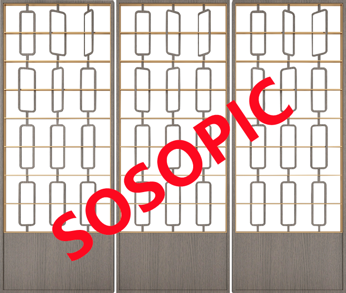 Chinese traditional screen element pattern template (9)