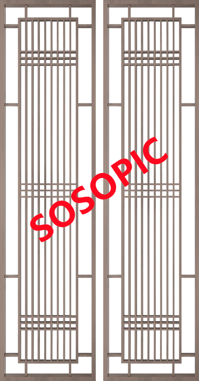 Chinese traditional screen element pattern template (1)