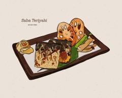 Classic Thai style food pattern set (30)