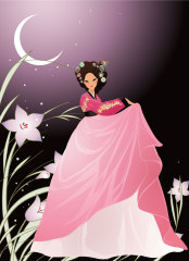 Female images in traditional South Korean clothing (44)