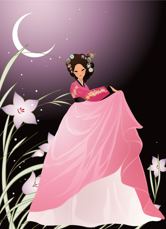 Female images in traditional South Korean clothing (44)
