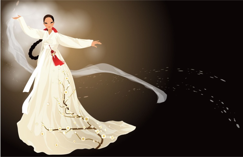 Female images in traditional South Korean clothing (37)