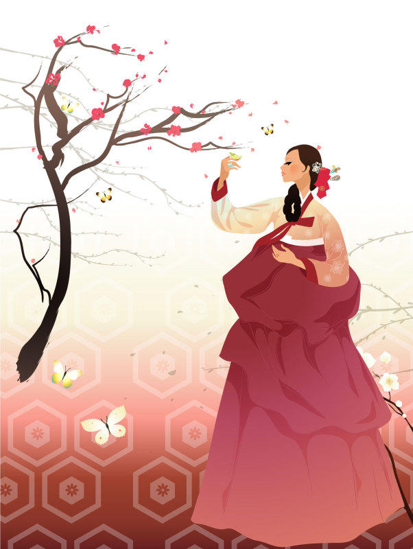 Female images in traditional South Korean clothing (43)