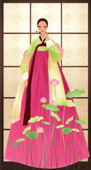 Female images in traditional South Korean clothing (45)