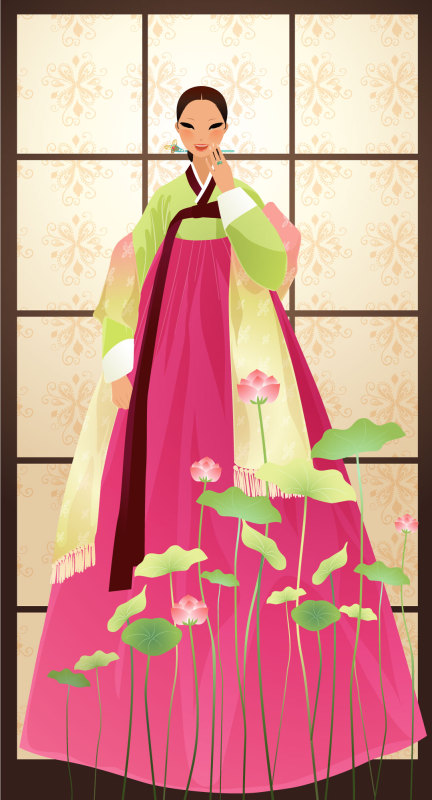 Female images in traditional South Korean clothing (45)