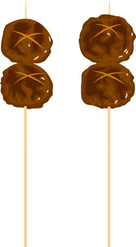 Umami-Rich Delight - Japanese Grilled Shiitake Skewer​
