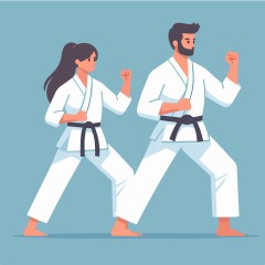Japanese Karate – Kata Demonstration with Traditional Weapons (Bokken)