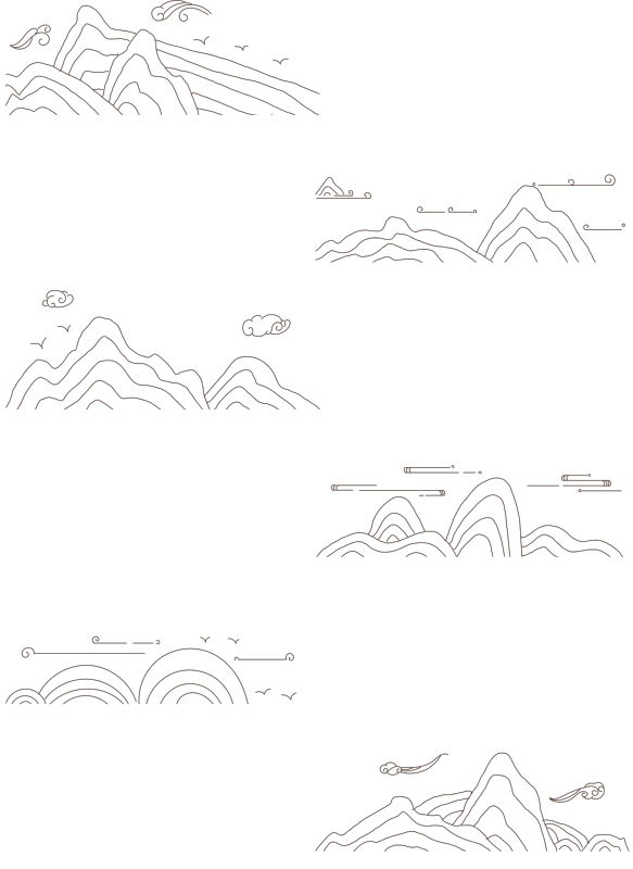 Chinese Traditional Pattern Pack (Dragon & Phoenix Elements for Wedding Use)