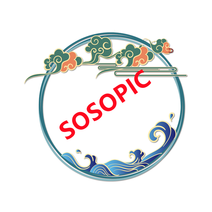 Chinese Style Decorative Circular Border Design​
