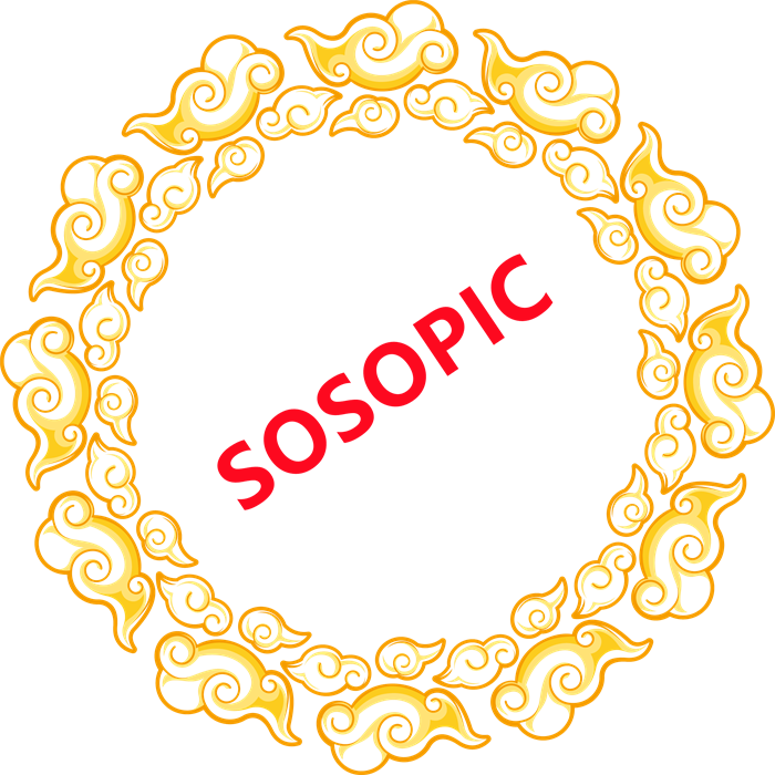 Chinese Traditional Auspicious Clouds Wreath - Shaped Border​
