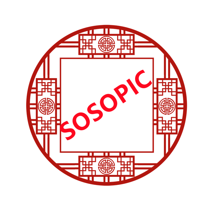 Chinese Traditional Flower Window Element Border Design​
