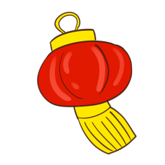 Enamelware - Inspired Chinese Lantern Festival Lantern Icons​
