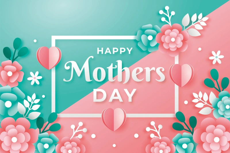 Mother's day decorative element background pattern poster material template (28)